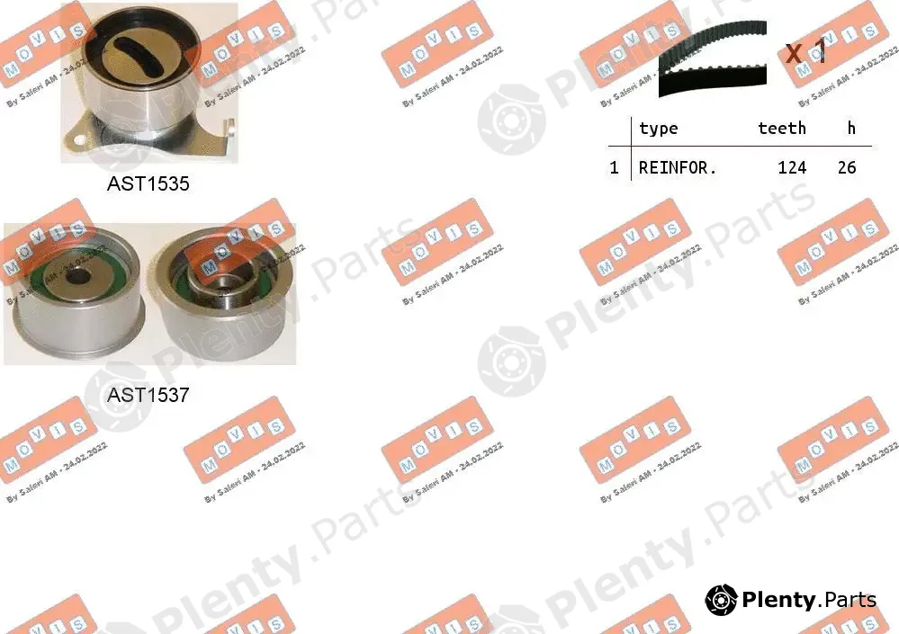 Movis ASTK1233 — Timing Belt Kit