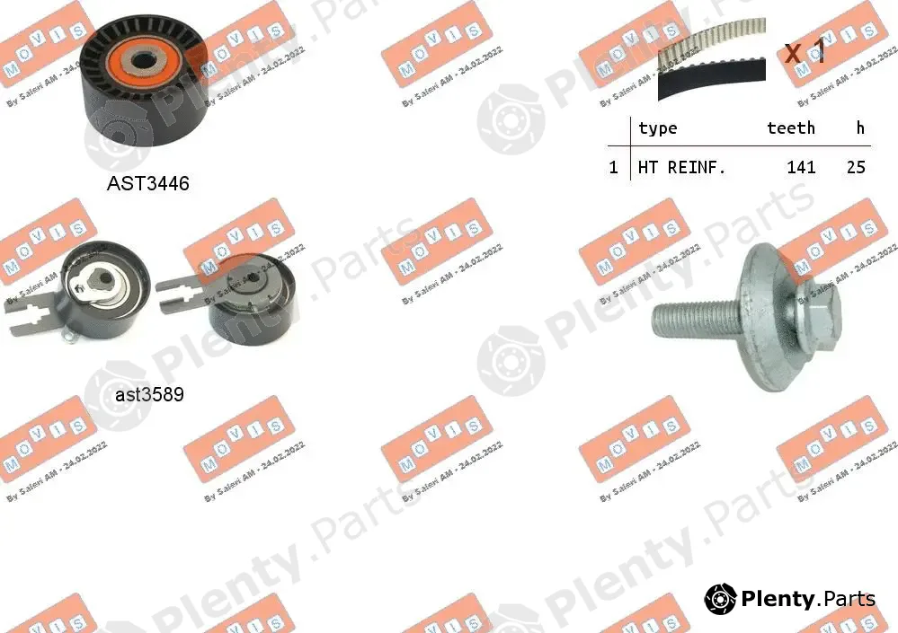 Movis ASTK1170 — Timing Belt Kit