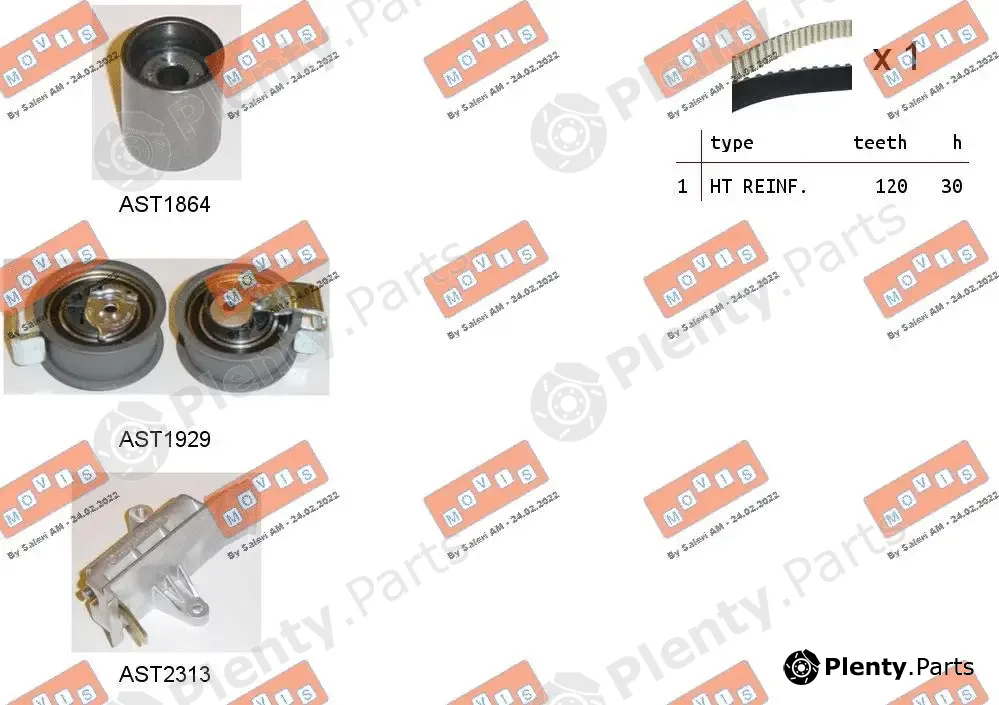 Movis ASTK0951C — Timing Belt Kit