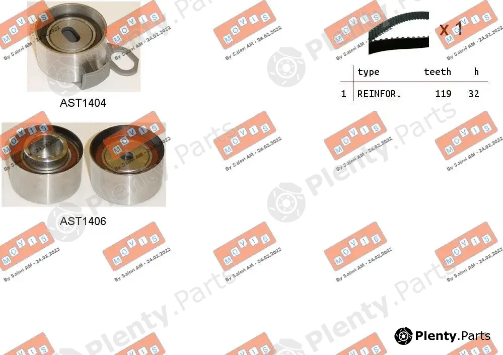 Movis ASTK1004 — Timing Belt Kit