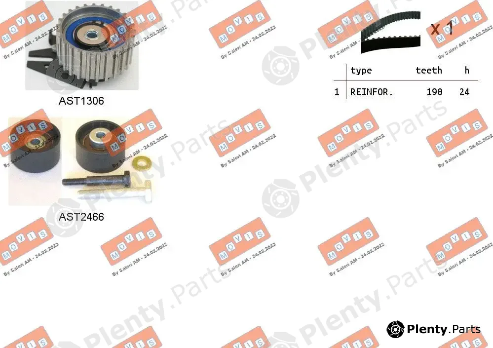 Movis ASTK0936 — Timing Belt Kit