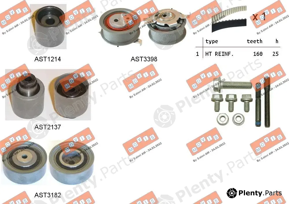 Movis ASTK1123 — Timing Belt Kit