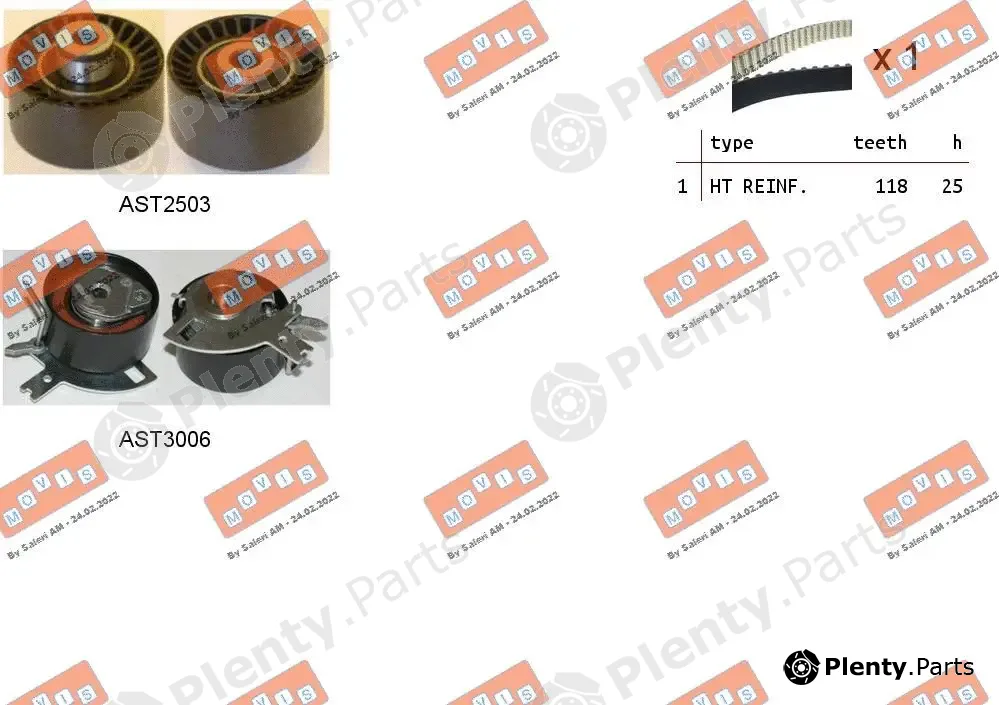 Movis ASTK1075 — Timing Belt Kit