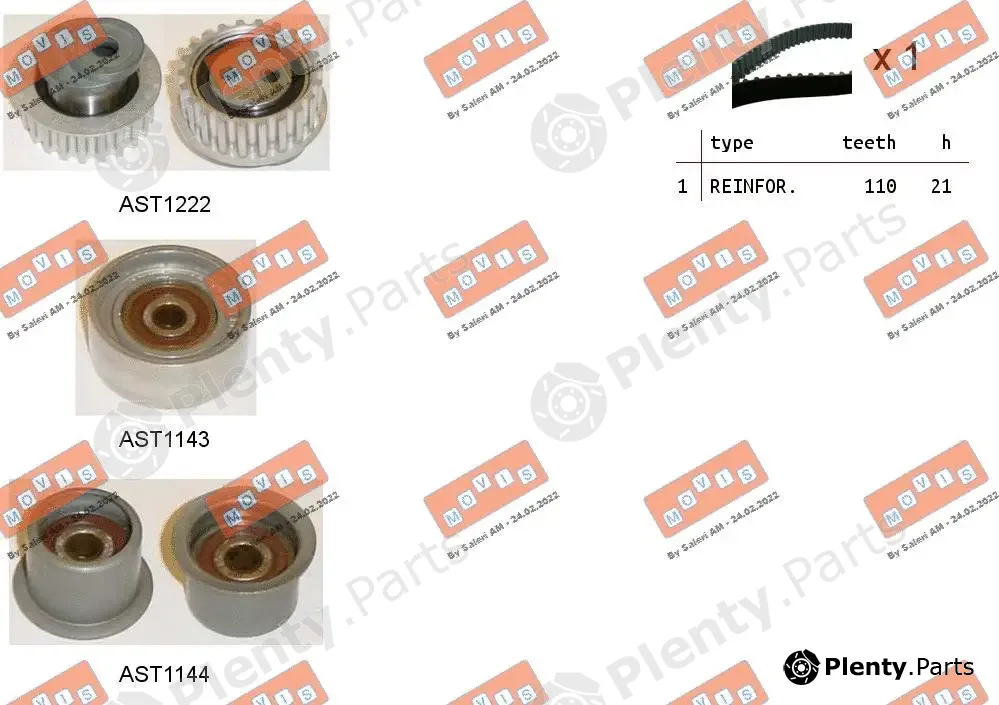 Movis ASTK0933 — Timing Belt Kit