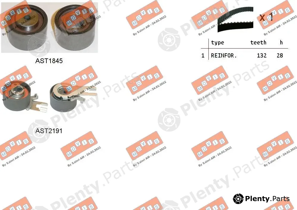 Movis ASTK1116 — Timing Belt Kit
