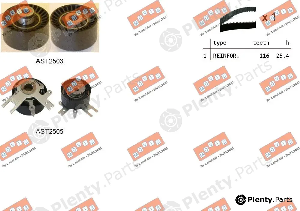 Movis ASTK0928 — Timing Belt Kit