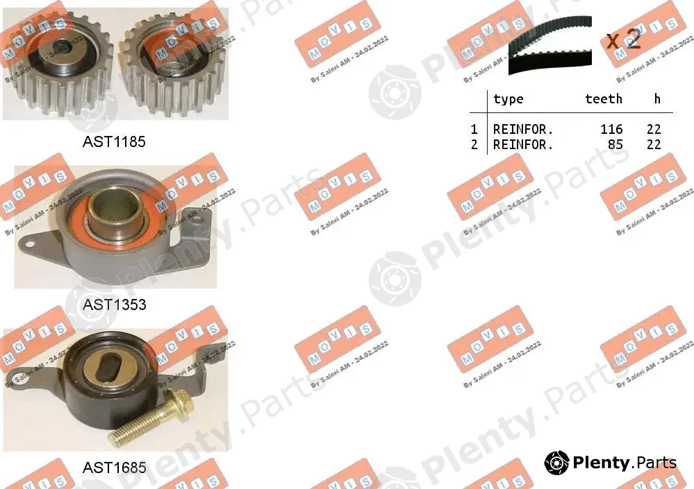 Movis ASTK0819 — Timing Belt Kit
