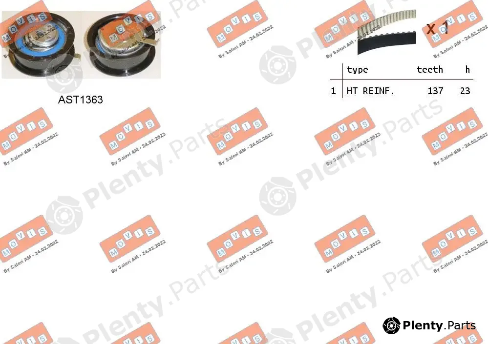 Movis ASTK0918 — Timing Belt Kit