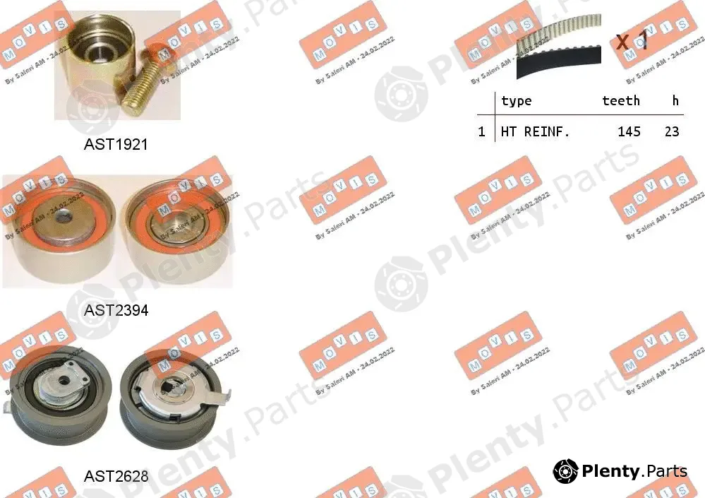 Movis ASTK1102 — Timing Belt Kit
