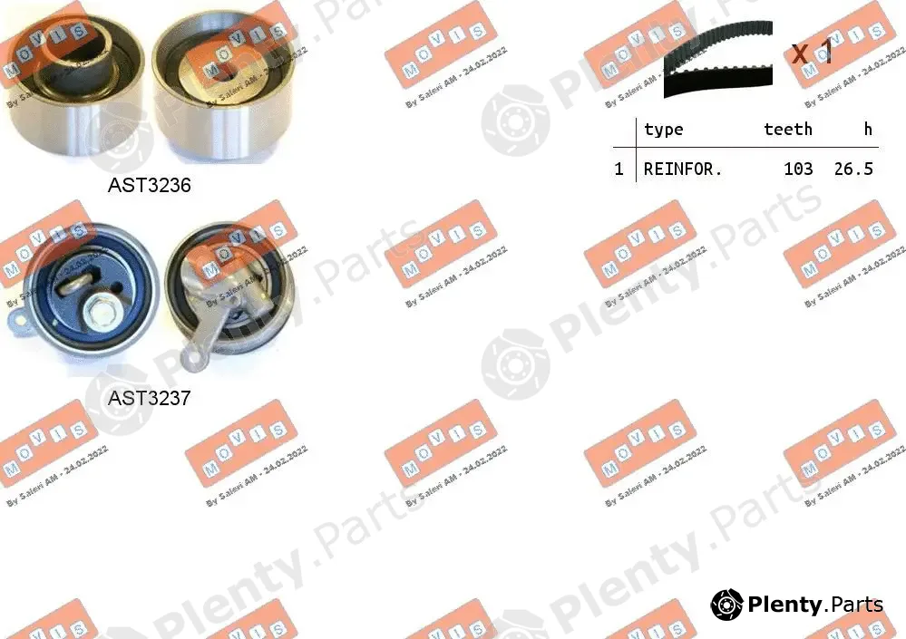 Movis ASTK1220 — Timing Belt Kit