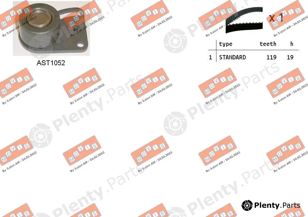 Movis ASTK0974 — Timing Belt Kit