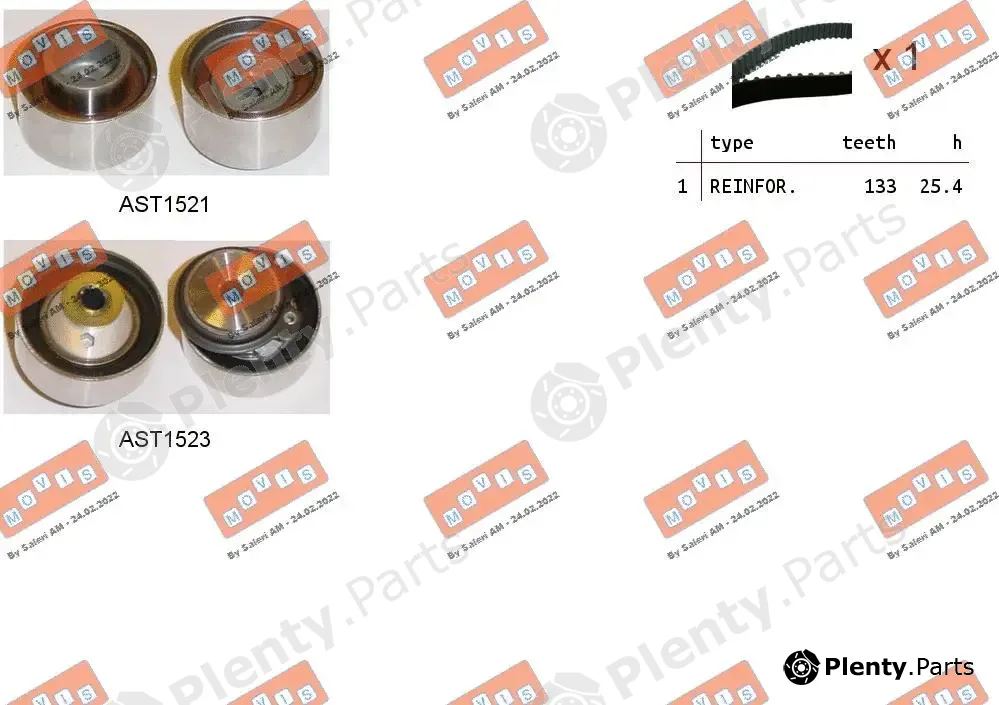 Movis ASTK1209 — Timing Belt Kit