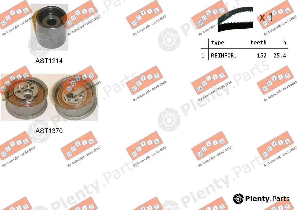 Movis ASTK1050 — Timing Belt Kit