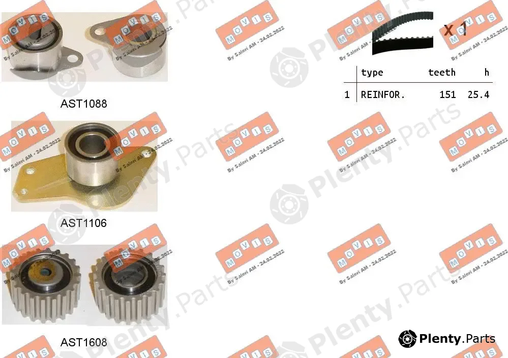 Movis ASTK0935 — Timing Belt Kit