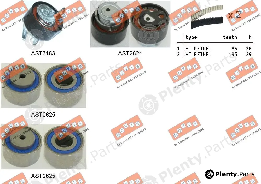 Movis ASTK1112 — Timing Belt Kit