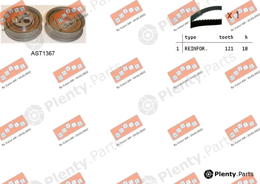 Movis ASTK1026 — Timing Belt Kit