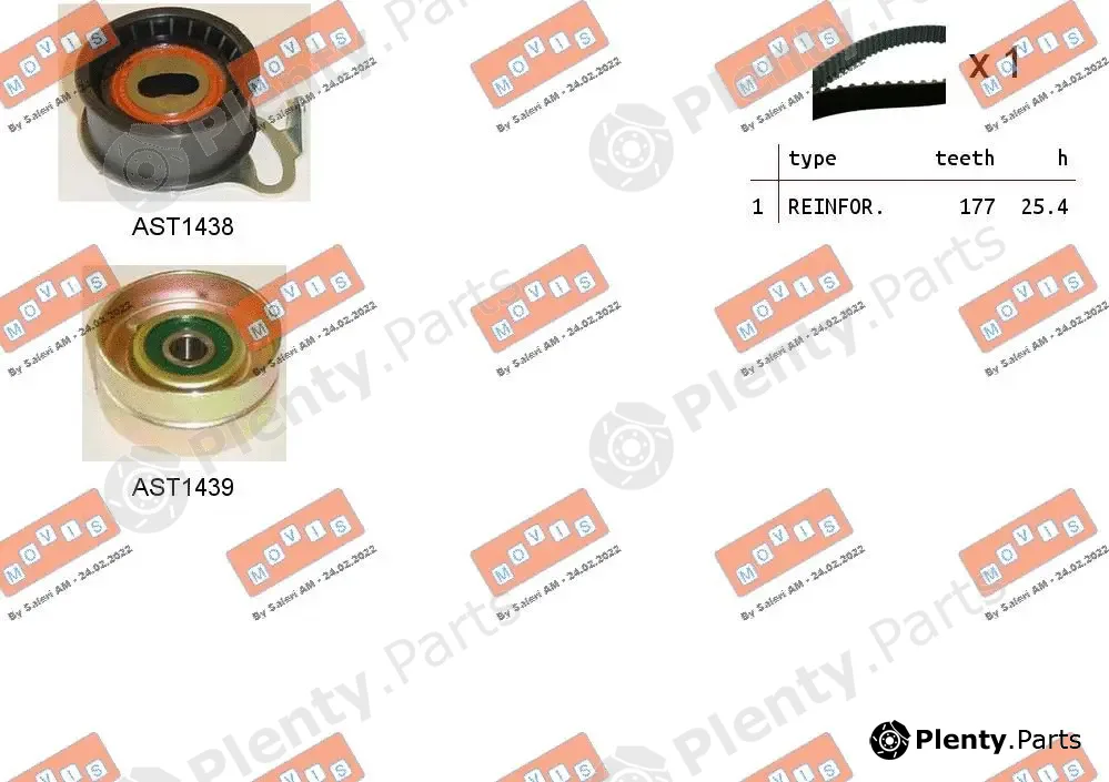 Movis ASTK0970 — Timing Belt Kit