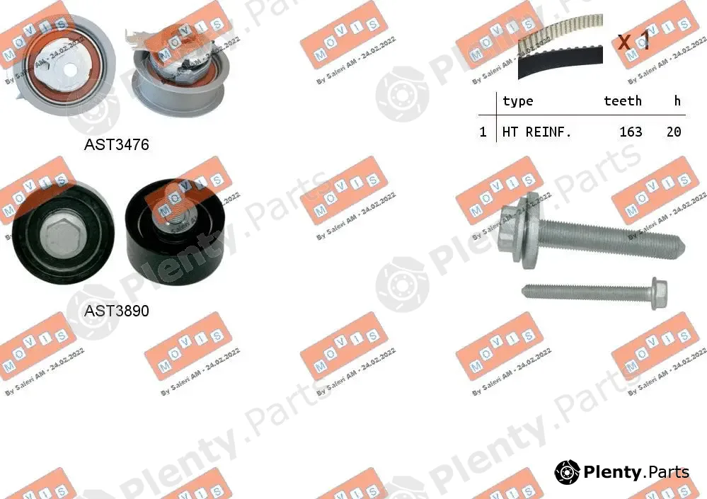 Movis ASTK1285 — Timing Belt Kit