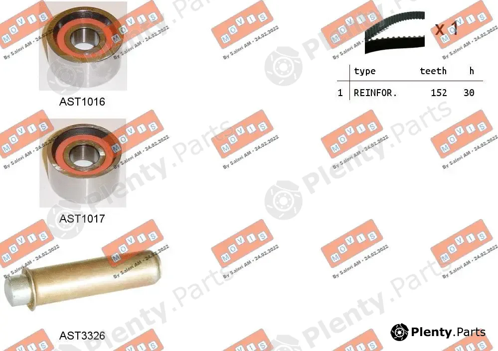 Movis ASTK1182 — Timing Belt Kit