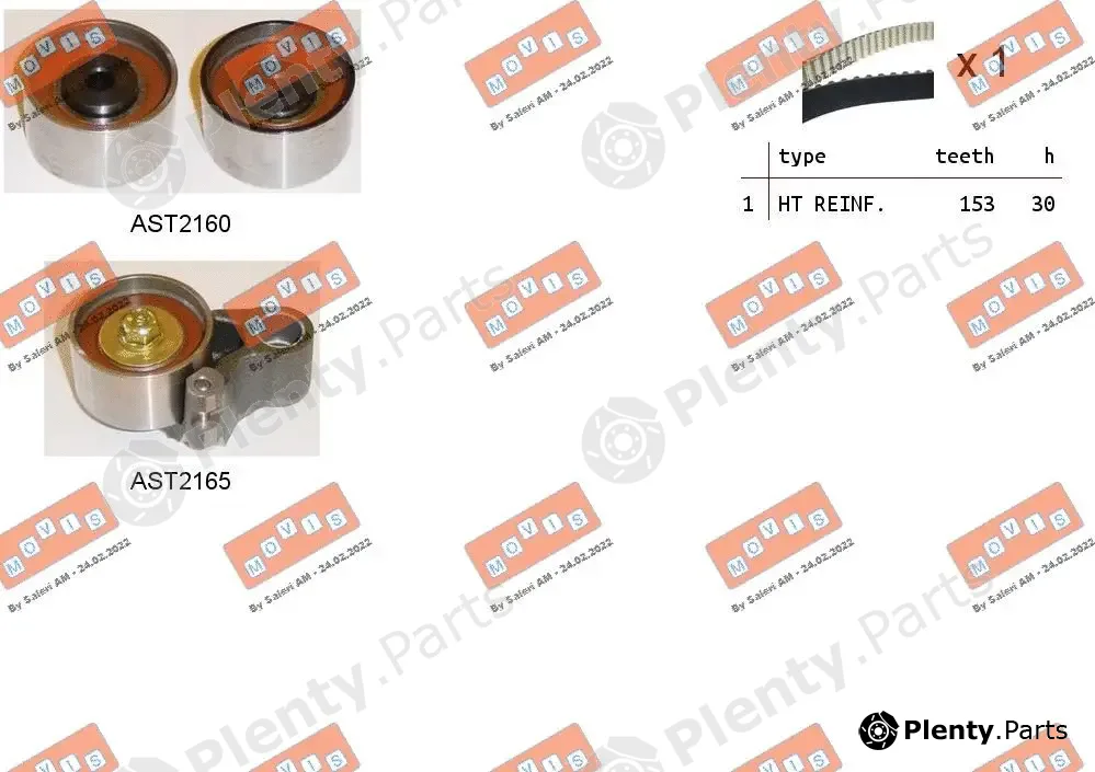Movis ASTK1081 — Timing Belt Kit