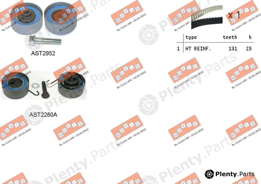 Movis ASTK0868A — Timing Belt Kit