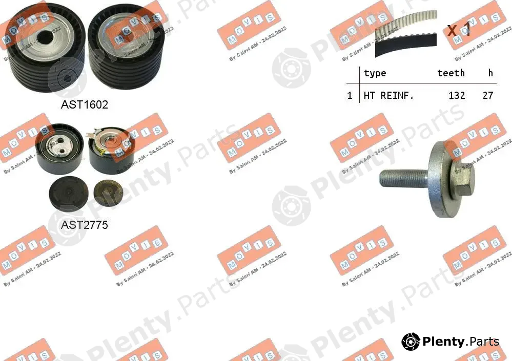 Movis ASTK1089 — Timing Belt Kit