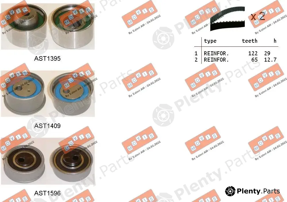 Movis ASTK1269 — Timing Belt Kit