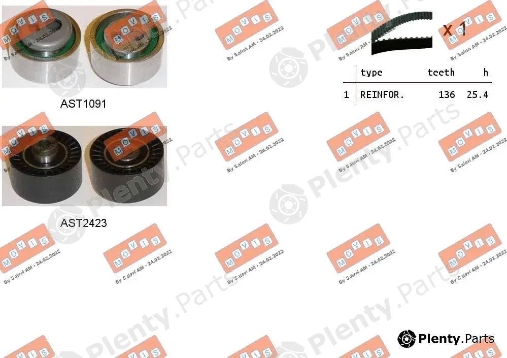 Movis ASTK0934 — Timing Belt Kit
