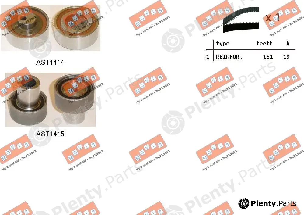 Movis ASTK1280 — Timing Belt Kit