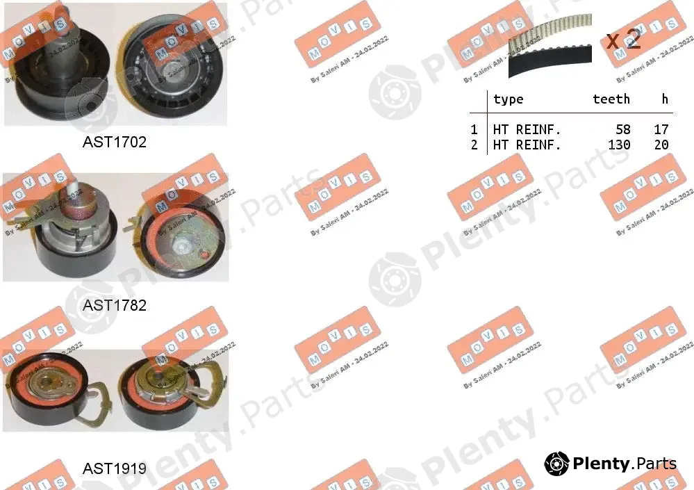 Movis ASTK1171 — Timing Belt Kit