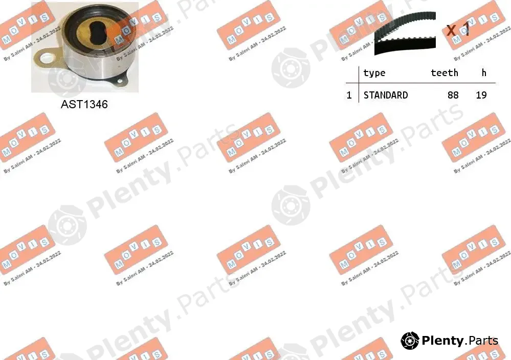 Movis ASTK0961 — Timing Belt Kit
