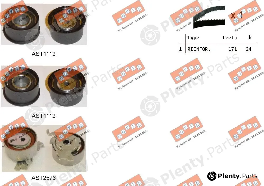 Movis ASTK1101 — Timing Belt Kit