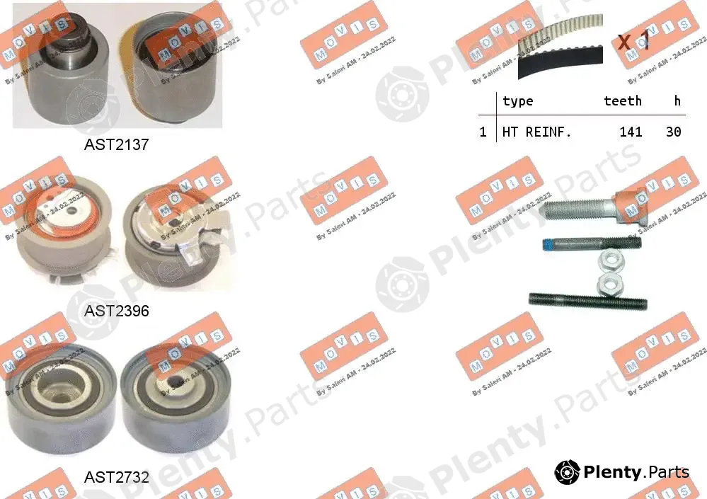 Movis ASTK1090 — Timing Belt Kit