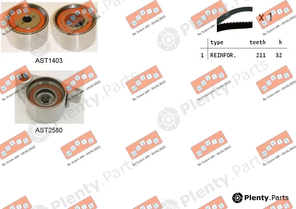 Movis ASTK1208 — Timing Belt Kit