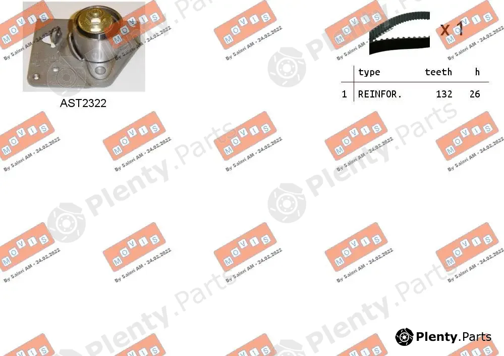Movis ASTK0916 — Timing Belt Kit