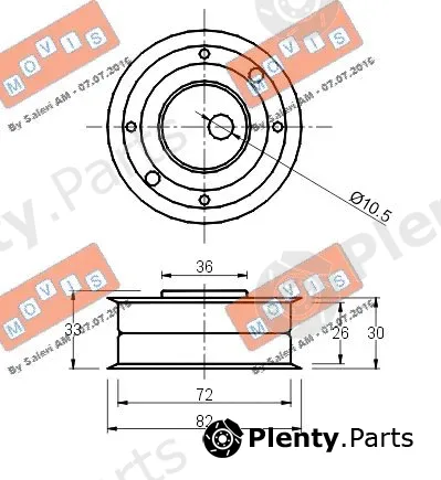 Tensioner Pulley, timing belt