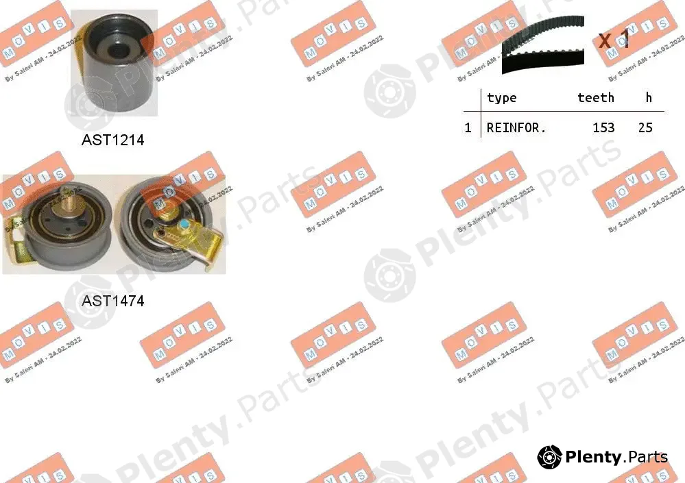 Movis ASTK0910 — Timing Belt Kit
