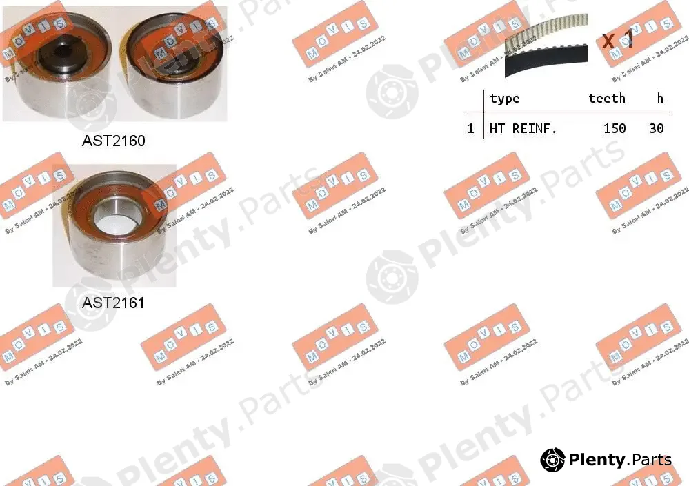 Movis ASTK1258 — Timing Belt Kit