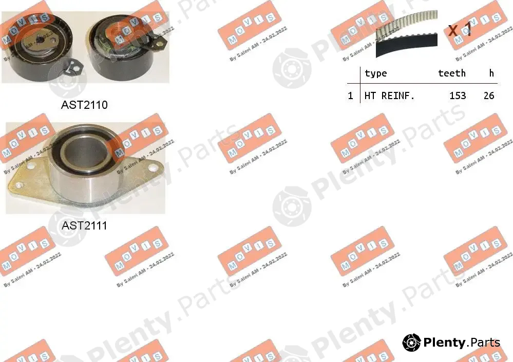 Movis ASTK1137 — Timing Belt Kit