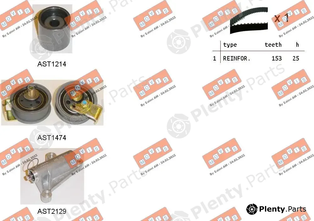 Movis ASTK0910C — Timing Belt Kit