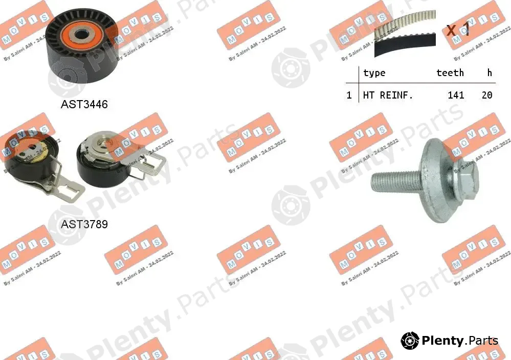 Movis ASTK1185 — Timing Belt Kit