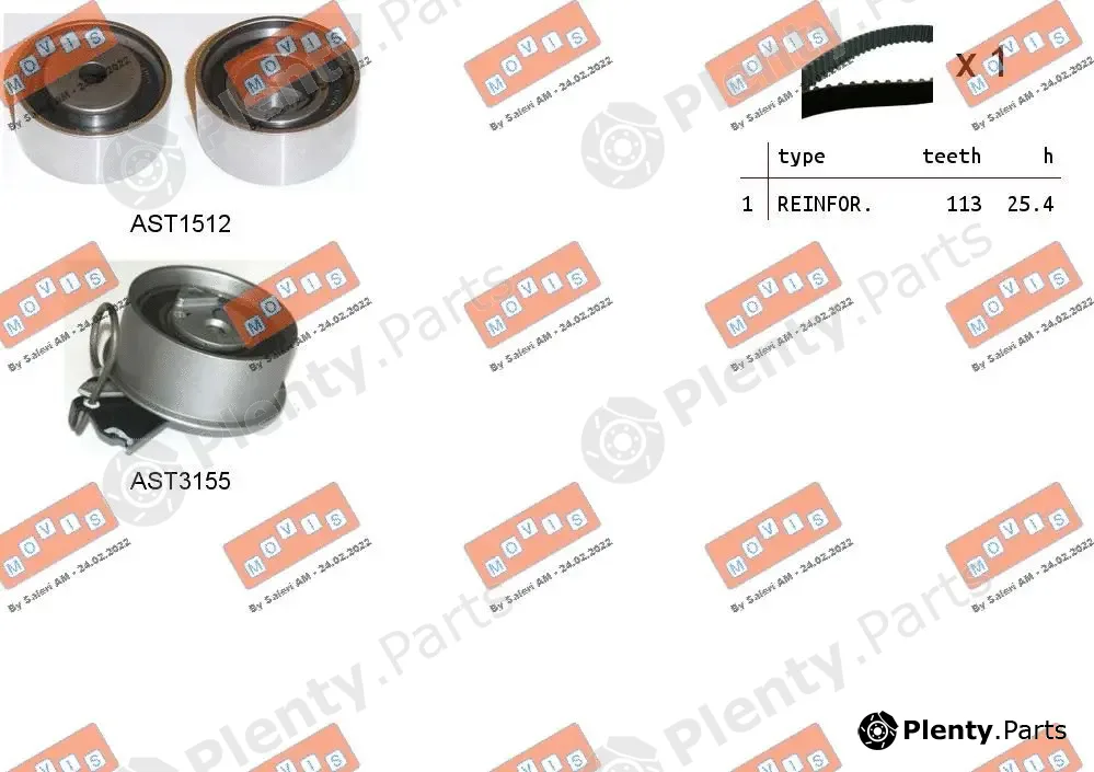 Movis ASTK1151 — Timing Belt Kit