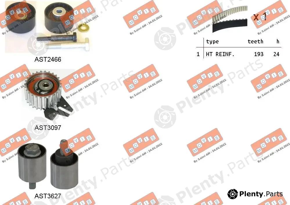 Movis ASTK1179 — Timing Belt Kit