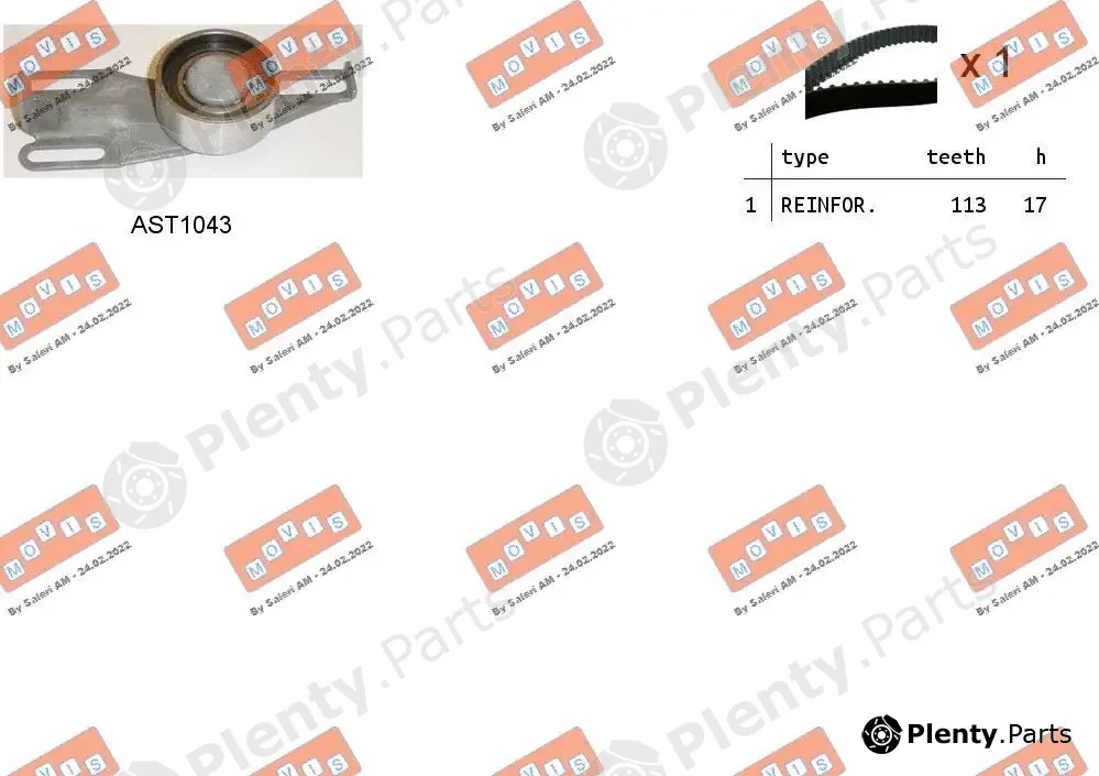 Movis ASTK0967 — Timing Belt Kit