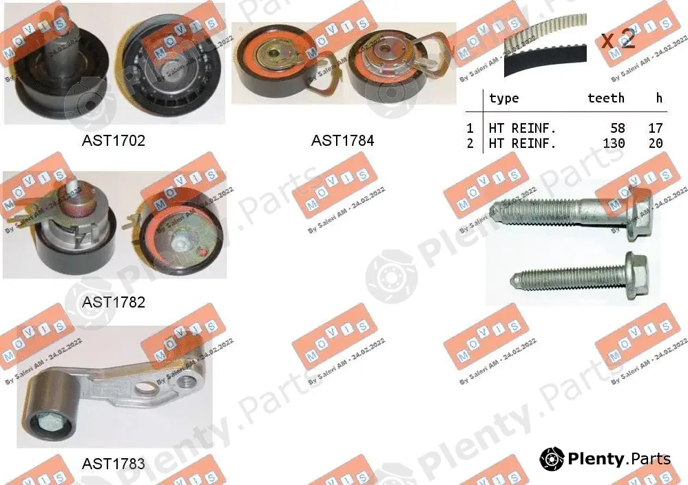 Movis ASTK0919 — Timing Belt Kit
