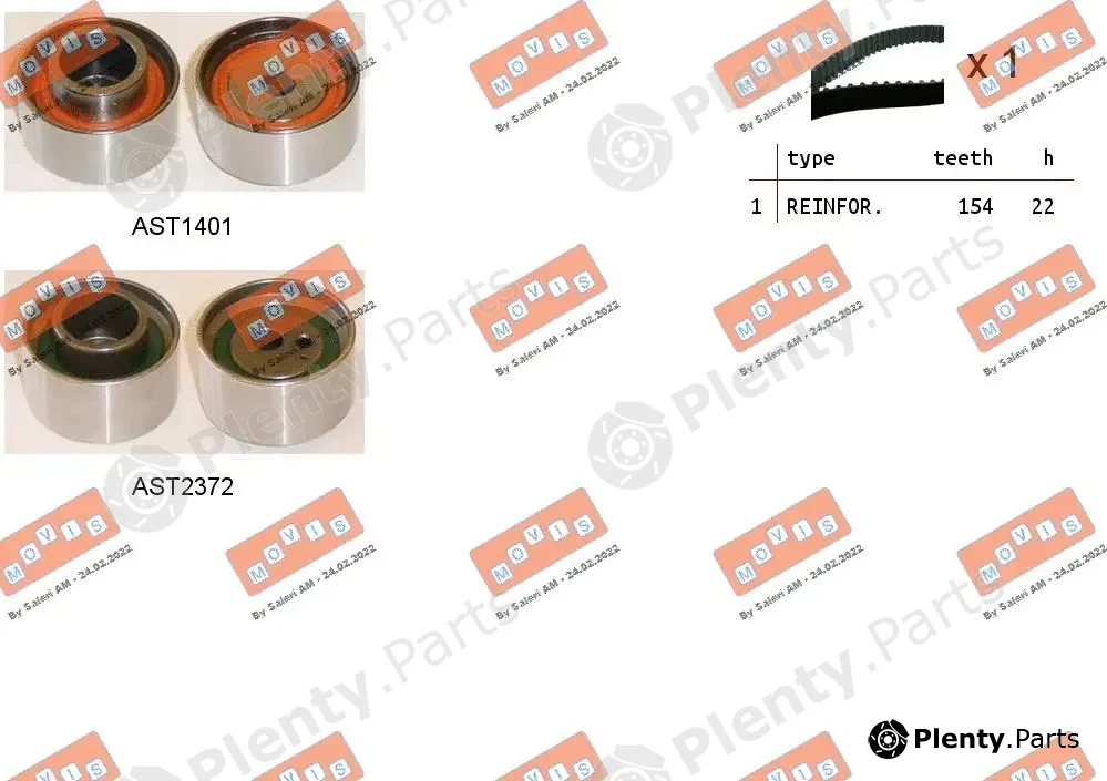 Movis ASTK1228 — Timing Belt Kit