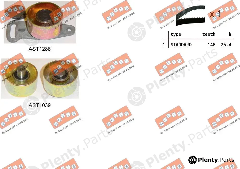 Movis ASTK1136 — Timing Belt Kit