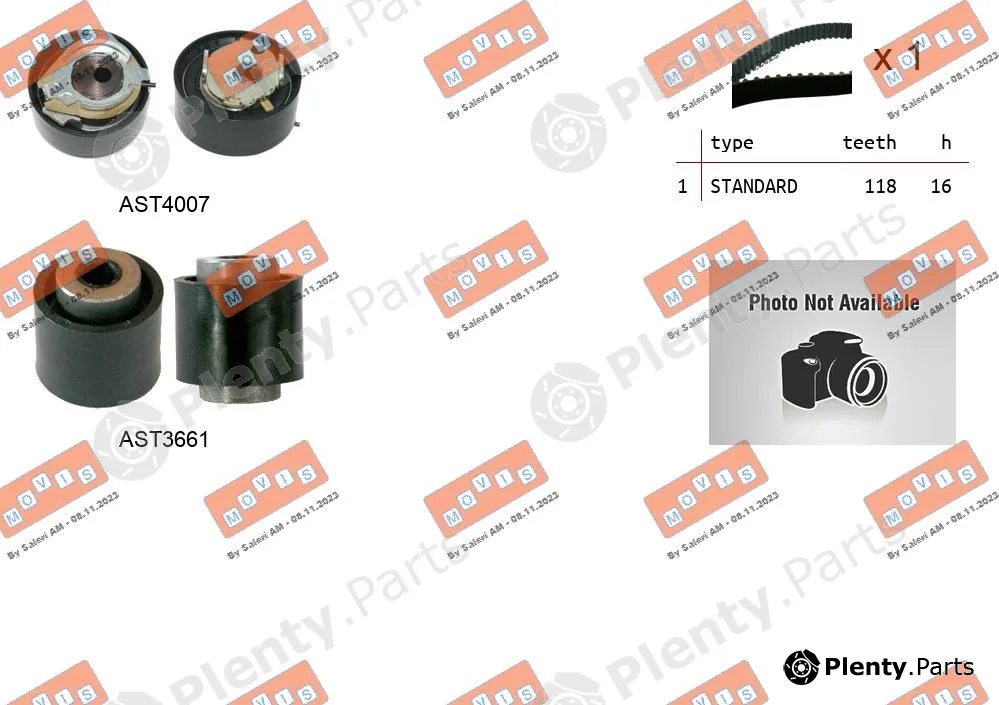 Movis ASTK1304 — Timing Belt Kit