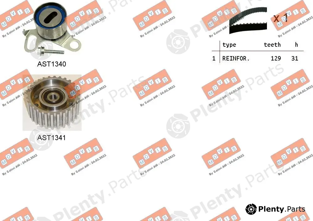 Movis ASTK0877 — Timing Belt Kit