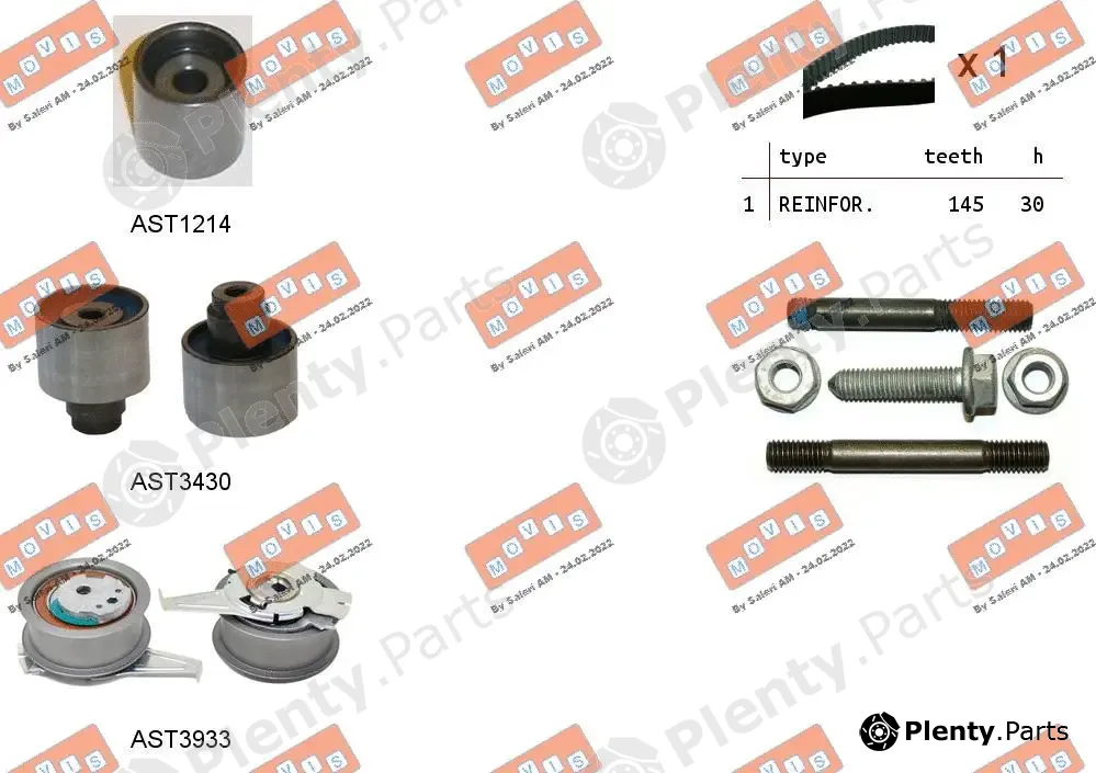 Movis ASTK1288 — Timing Belt Kit